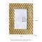 Glitzhome® 3 Pack 4" x 6" Gold Honeycomb Resin Tabletop Picture Frames